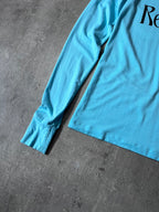 S/S 2021 Raf Simons "Children of the Revolution" Turtleneck Long Sleeve Blue Men - XS