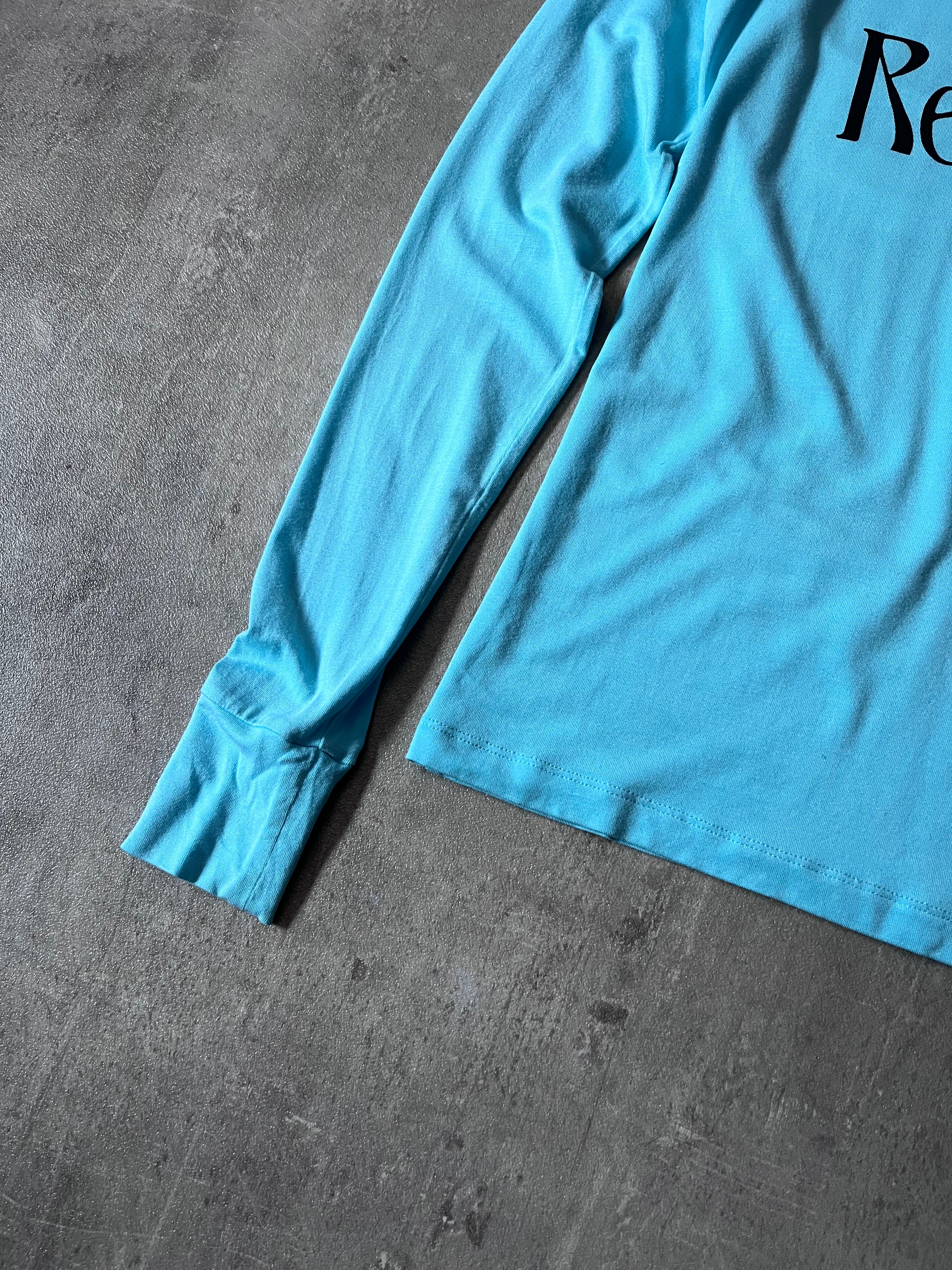 S/S 2021 Raf Simons "Children of the Revolution" Turtleneck Long Sleeve Blue Men - XS