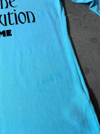 S/S 2021 Raf Simons "Children of the Revolution" Turtleneck Long Sleeve Blue Men - XS
