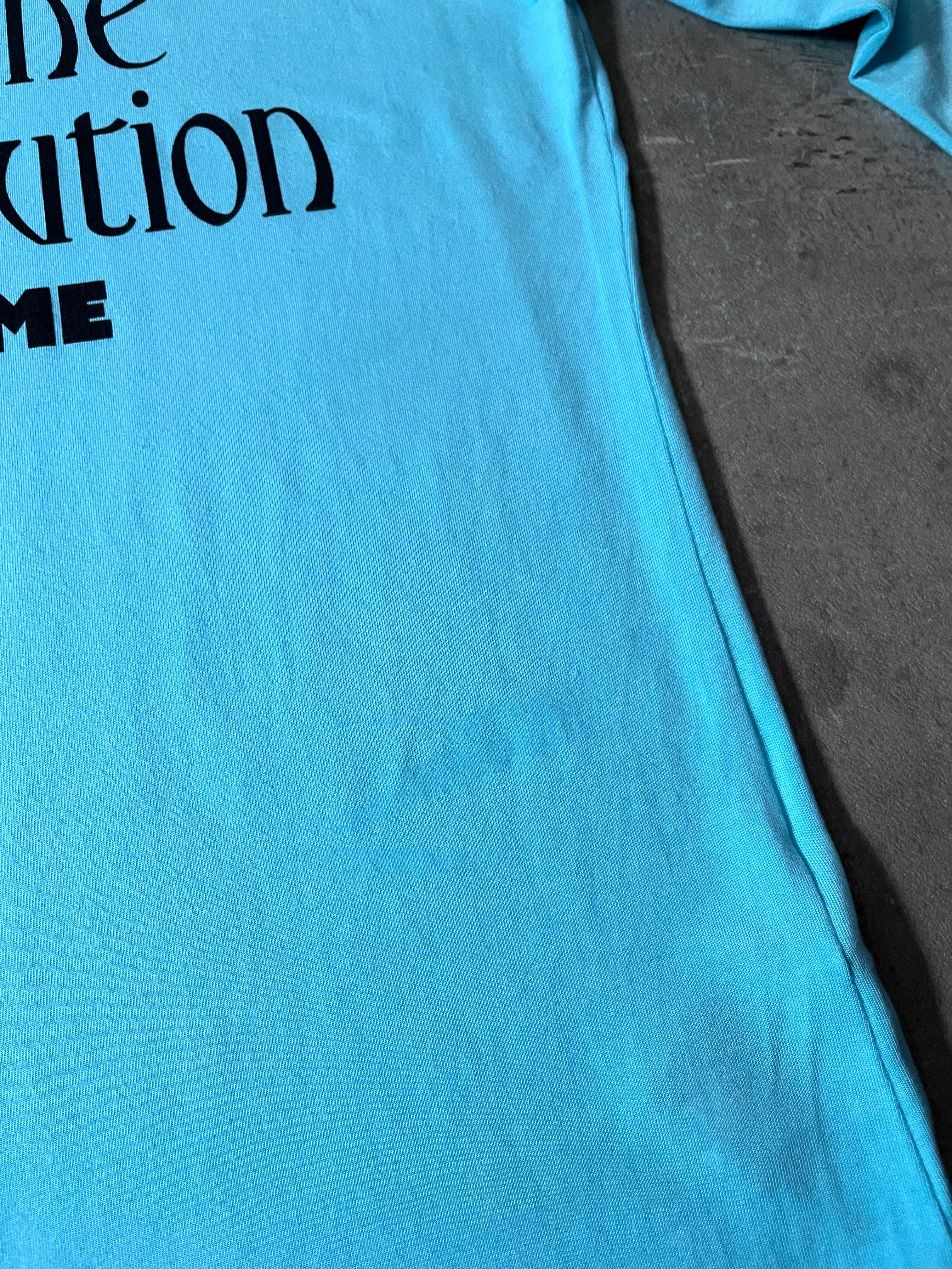 S/S 2021 Raf Simons "Children of the Revolution" Turtleneck Long Sleeve Blue Men - XS