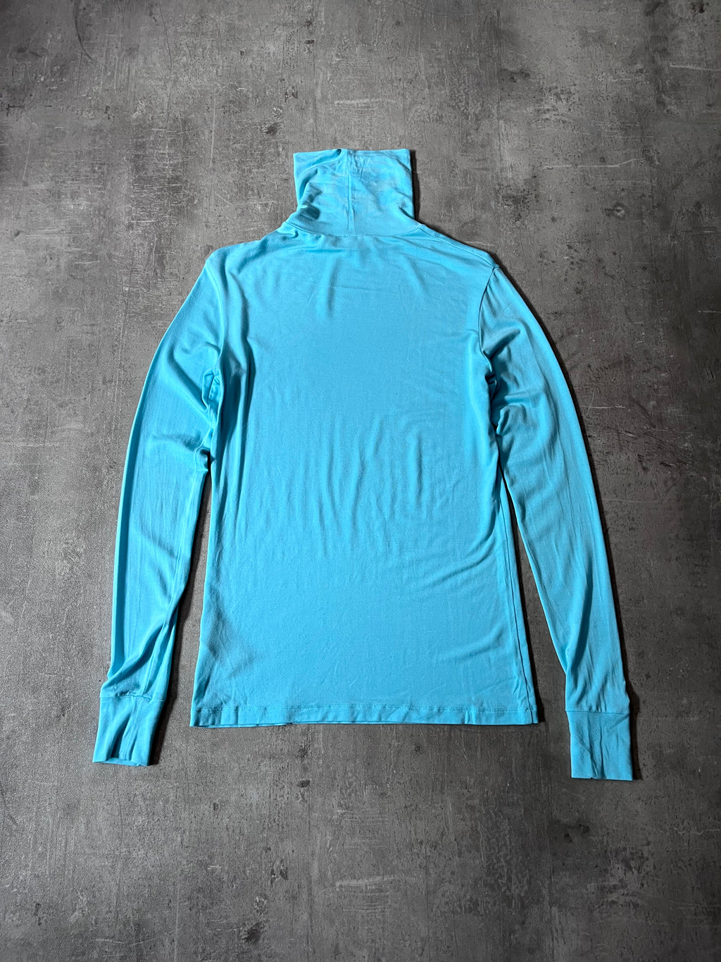 S/S 2021 Raf Simons "Children of the Revolution" Turtleneck Long Sleeve Blue Men - XS