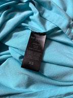 S/S 2021 Raf Simons "Children of the Revolution" Turtleneck Long Sleeve Blue Men - XS