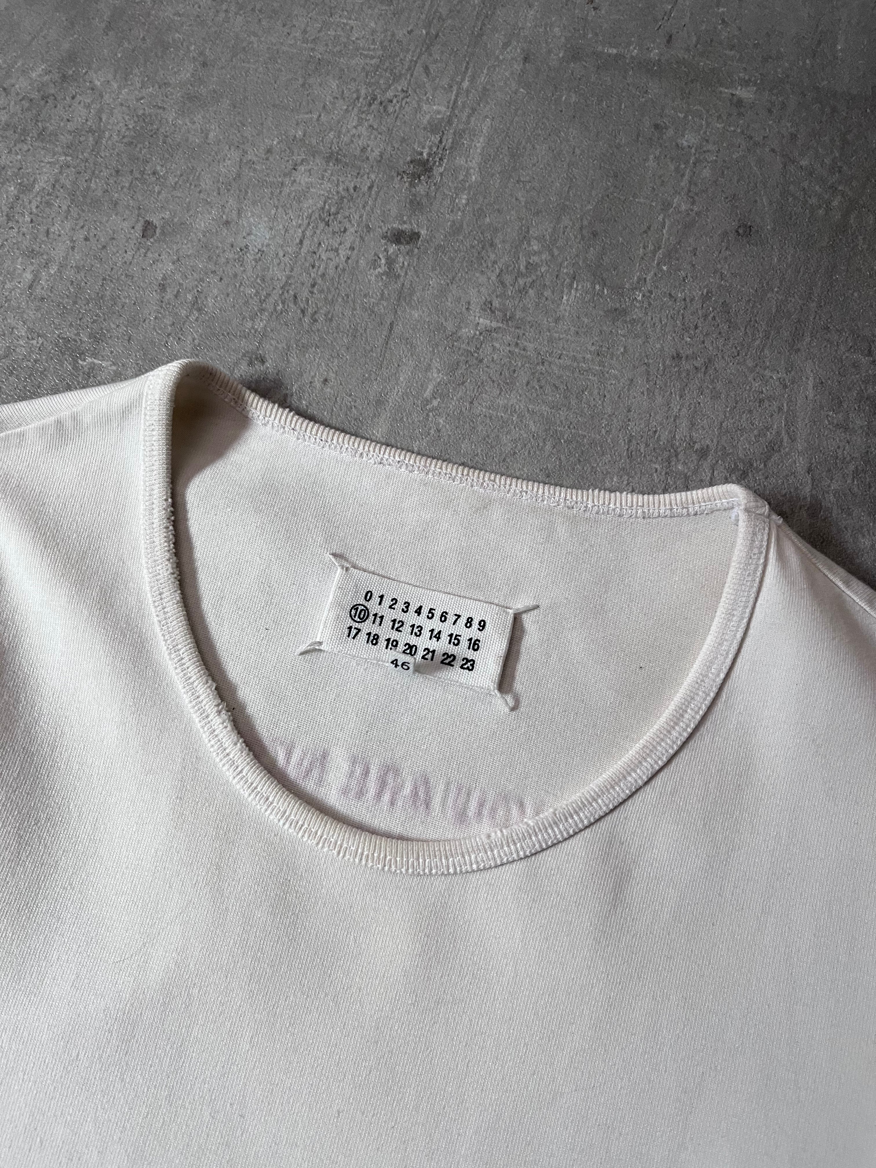 S/S 2019 Maison Margiela "You Are Not Powerless" Long Sleeve White Men - S