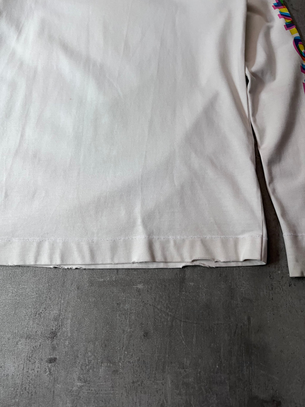 S/S 2019 Maison Margiela "You Are Not Powerless" Long Sleeve White Men - S
