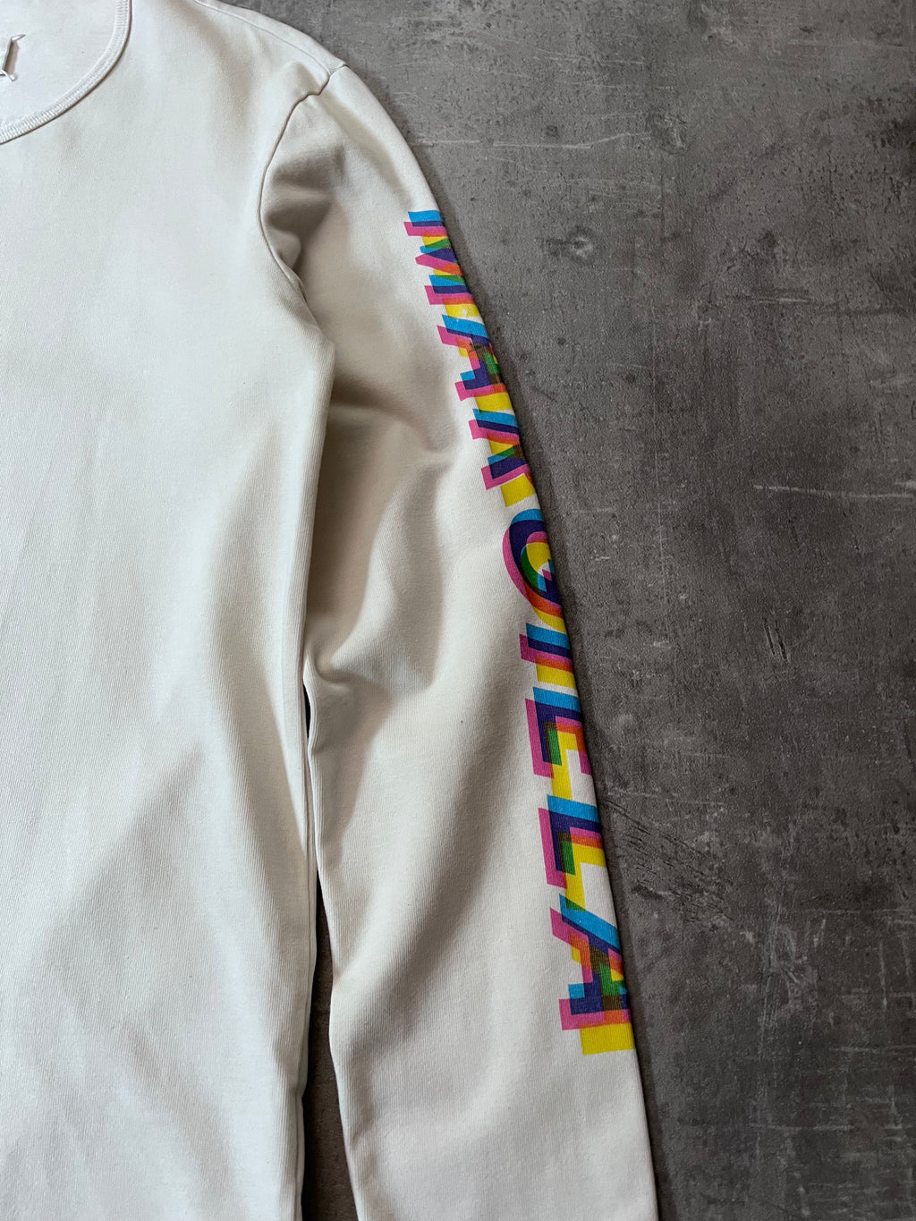 S/S 2019 Maison Margiela "You Are Not Powerless" Long Sleeve White Men - S