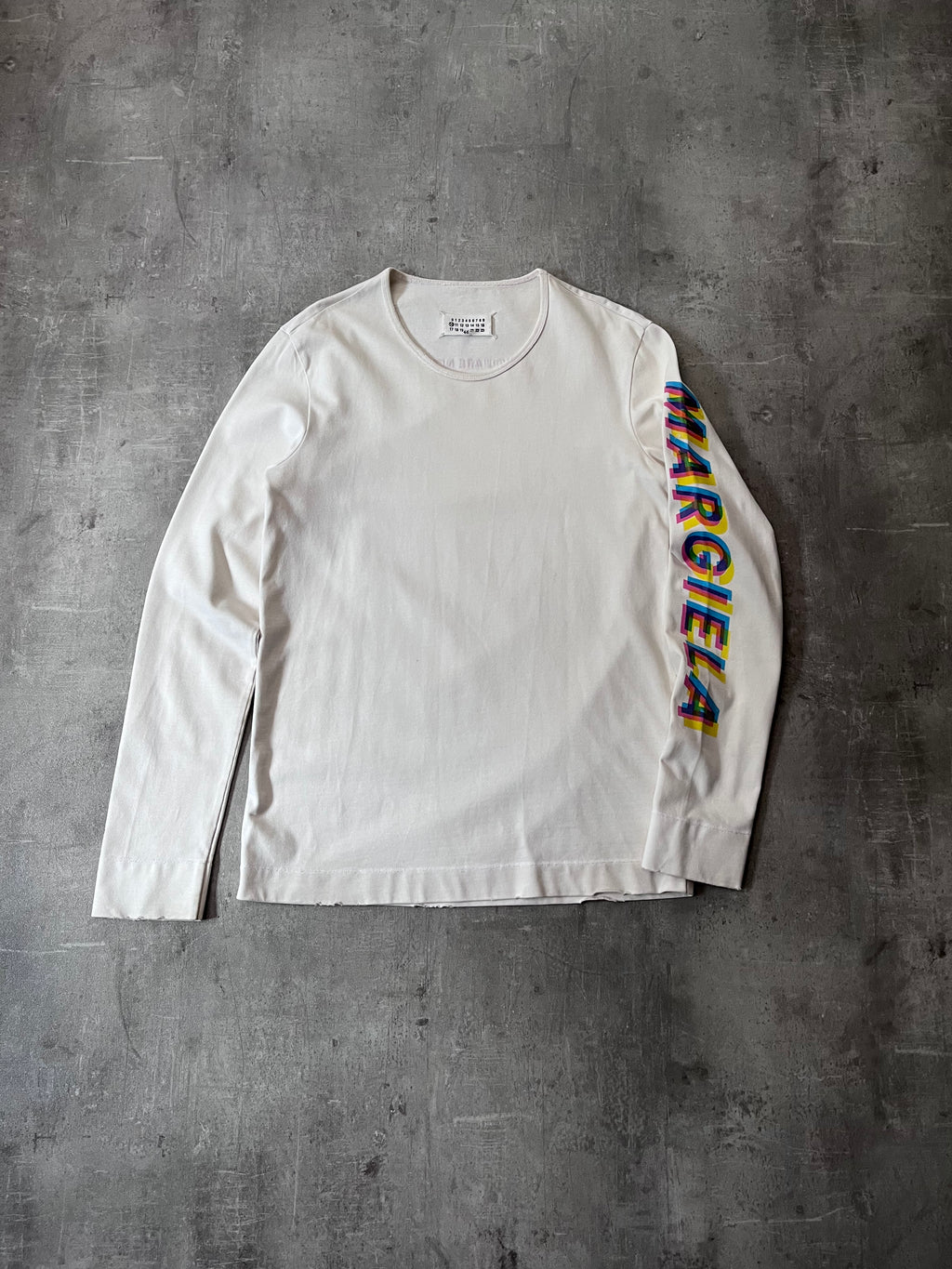 S/S 2019 Maison Margiela "You Are Not Powerless" Long Sleeve White Men - S