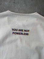 S/S 2019 Maison Margiela "You Are Not Powerless" Long Sleeve White Men - S