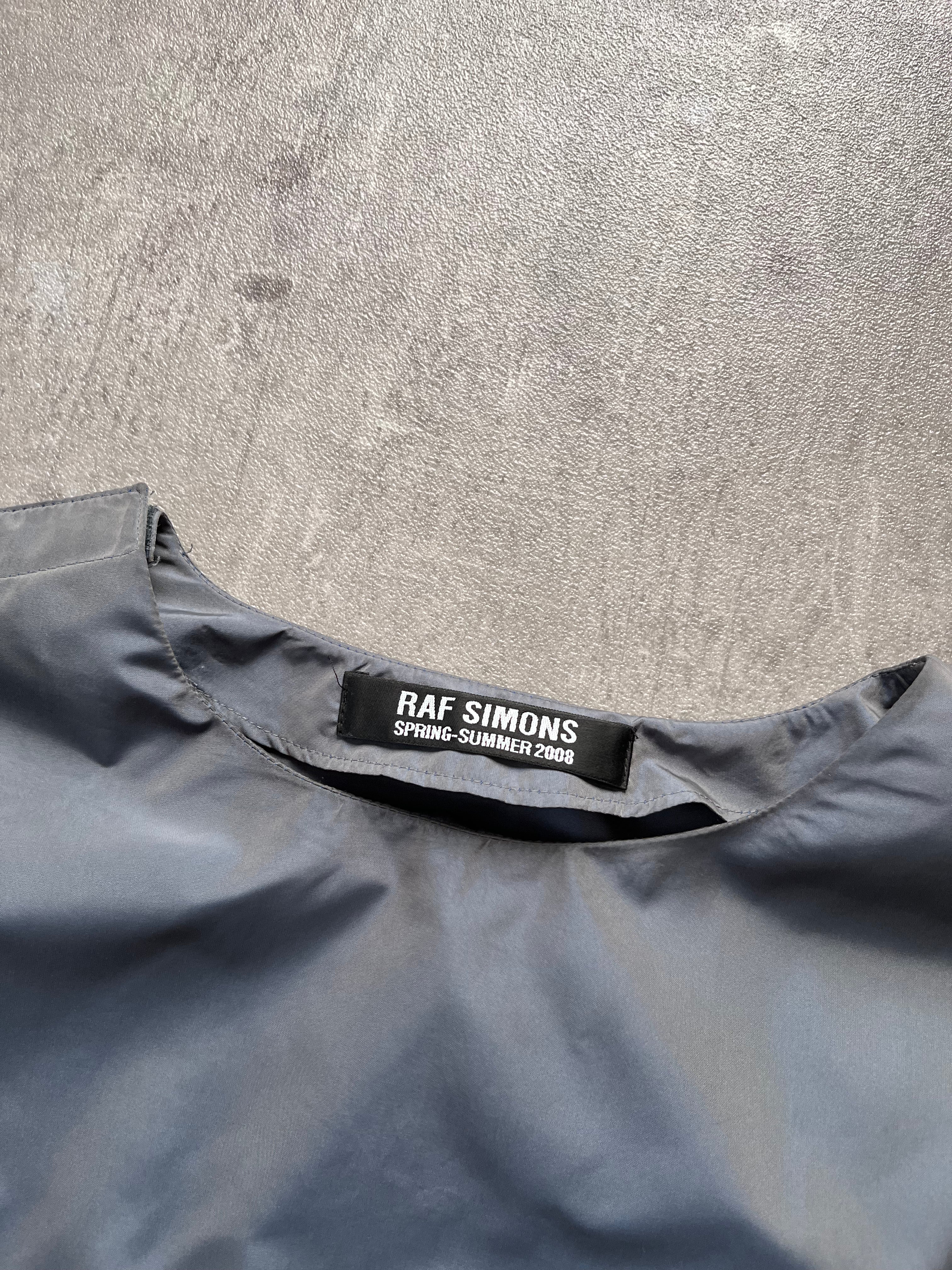S/S 2008 Raf Simons Pulling Nylon T-shirt Grey Men - L