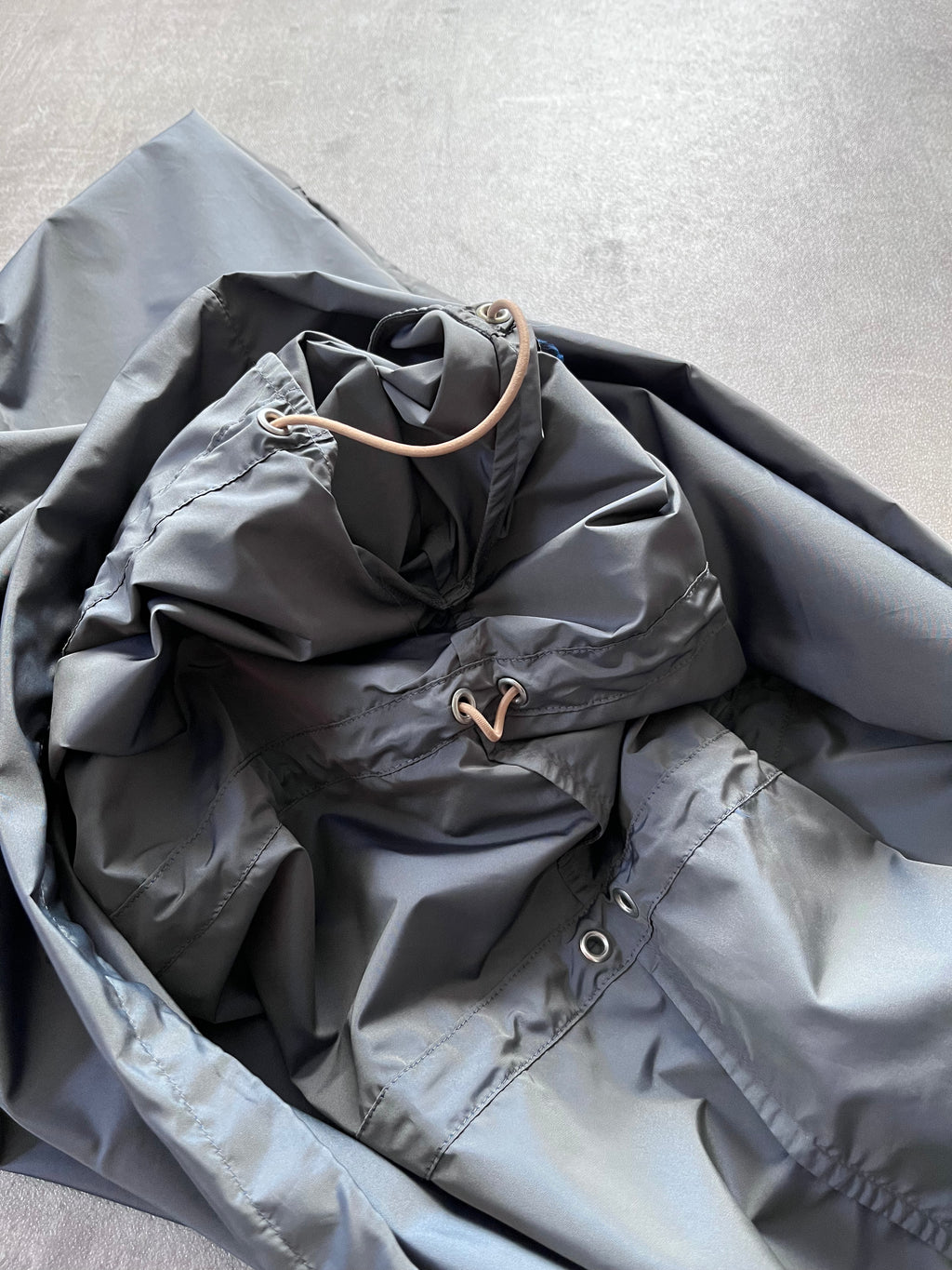 S/S 2008 Raf Simons Pulling Nylon T-shirt Grey Men - L