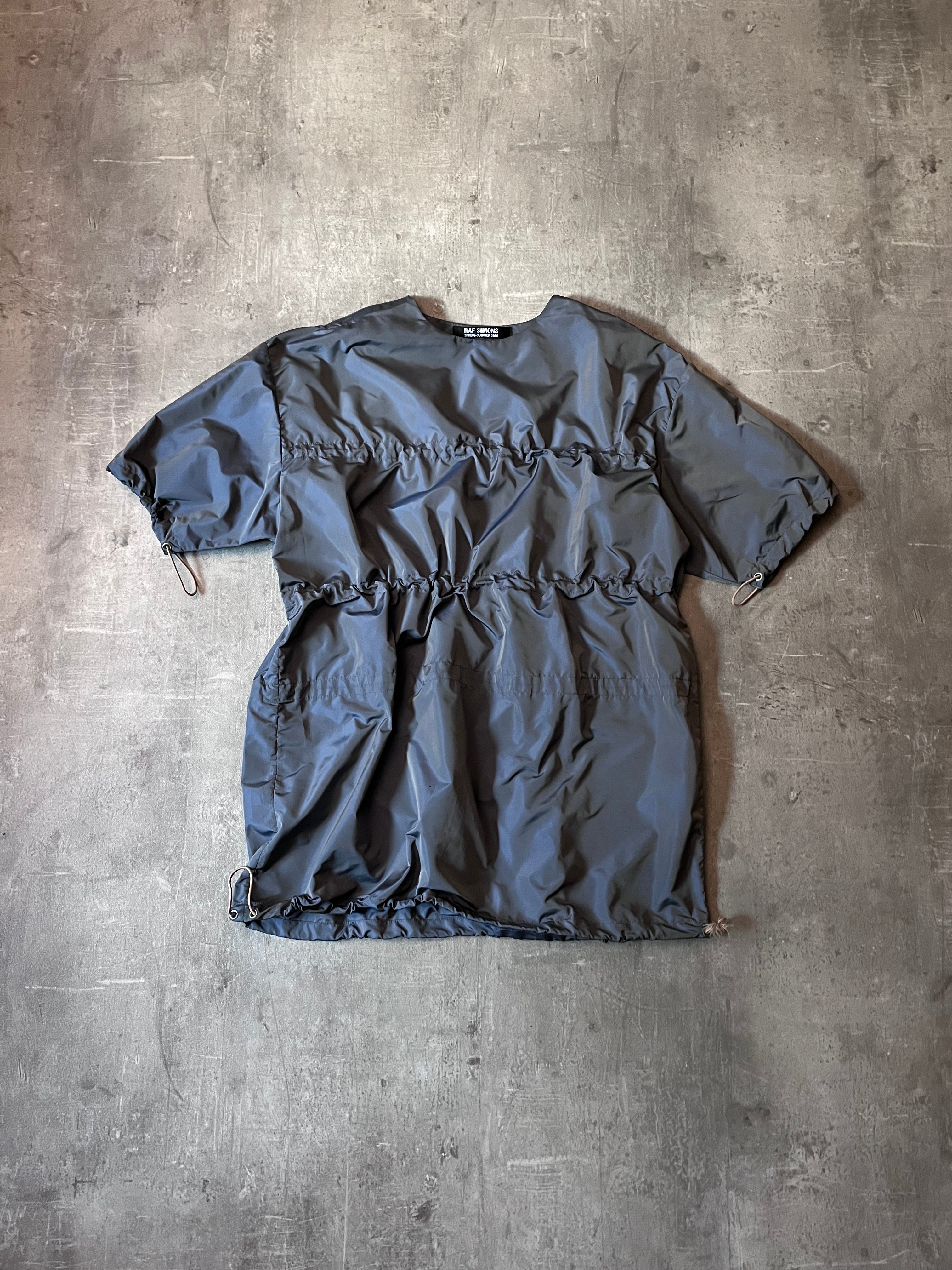 S/S 2008 Raf Simons Pulling Nylon T-shirt Grey Men - L