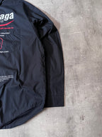 F/W 2021 Balenciaga Recycling Eco Logo Print Shirt Black Men - M