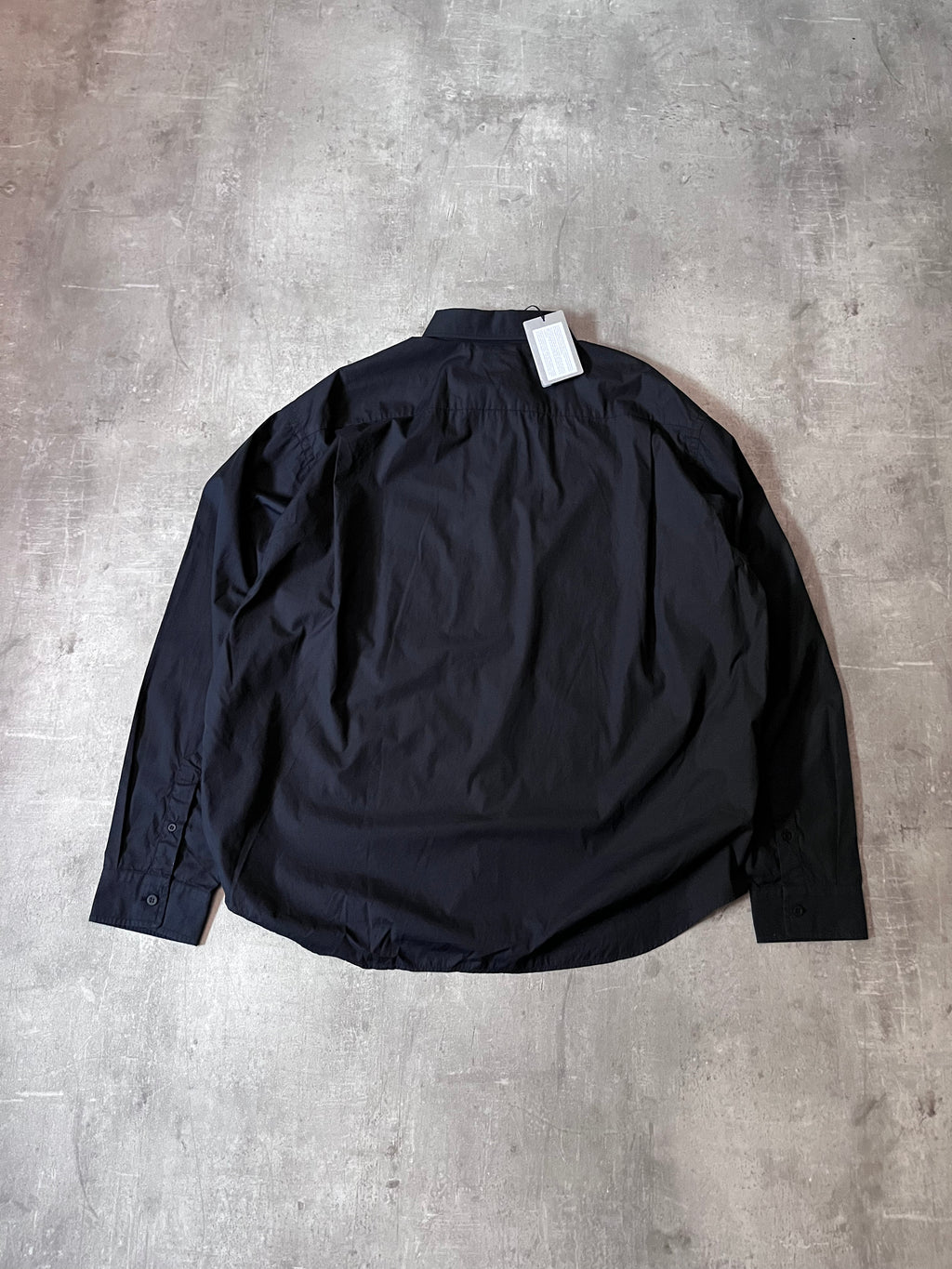 F/W 2021 Balenciaga Recycling Eco Logo Print Shirt Black Men - M