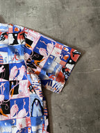 S/S 2018 Prada Comics All Over Print Rope Motif Short Sleeve Shirt Multicolor Men - L