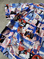 S/S 2018 Prada Comics All Over Print Rope Motif Short Sleeve Shirt Multicolor Men - L