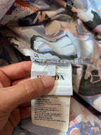 S/S 2018 Prada Comics All Over Print Rope Motif Short Sleeve Shirt Multicolor Men - L