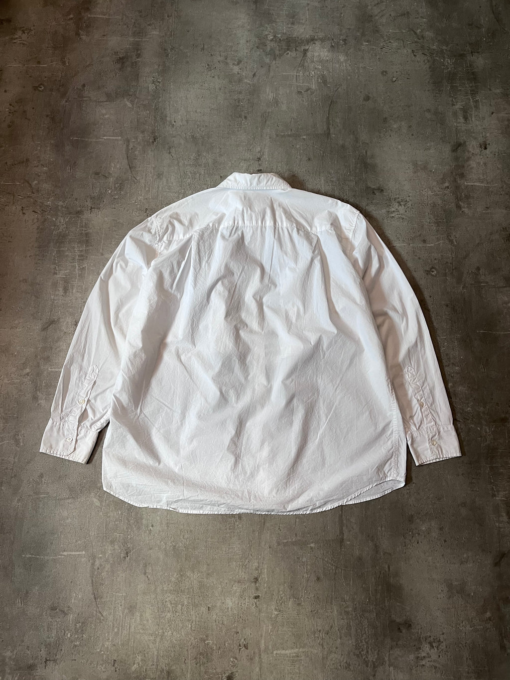 S/S 2021 Raf Simons Portrait With Ruffles Shirt White Men - S