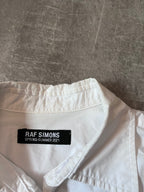 S/S 2021 Raf Simons Portrait With Ruffles Shirt White Men - S