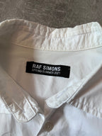 S/S 2021 Raf Simons Portrait With Ruffles Shirt White Men - S