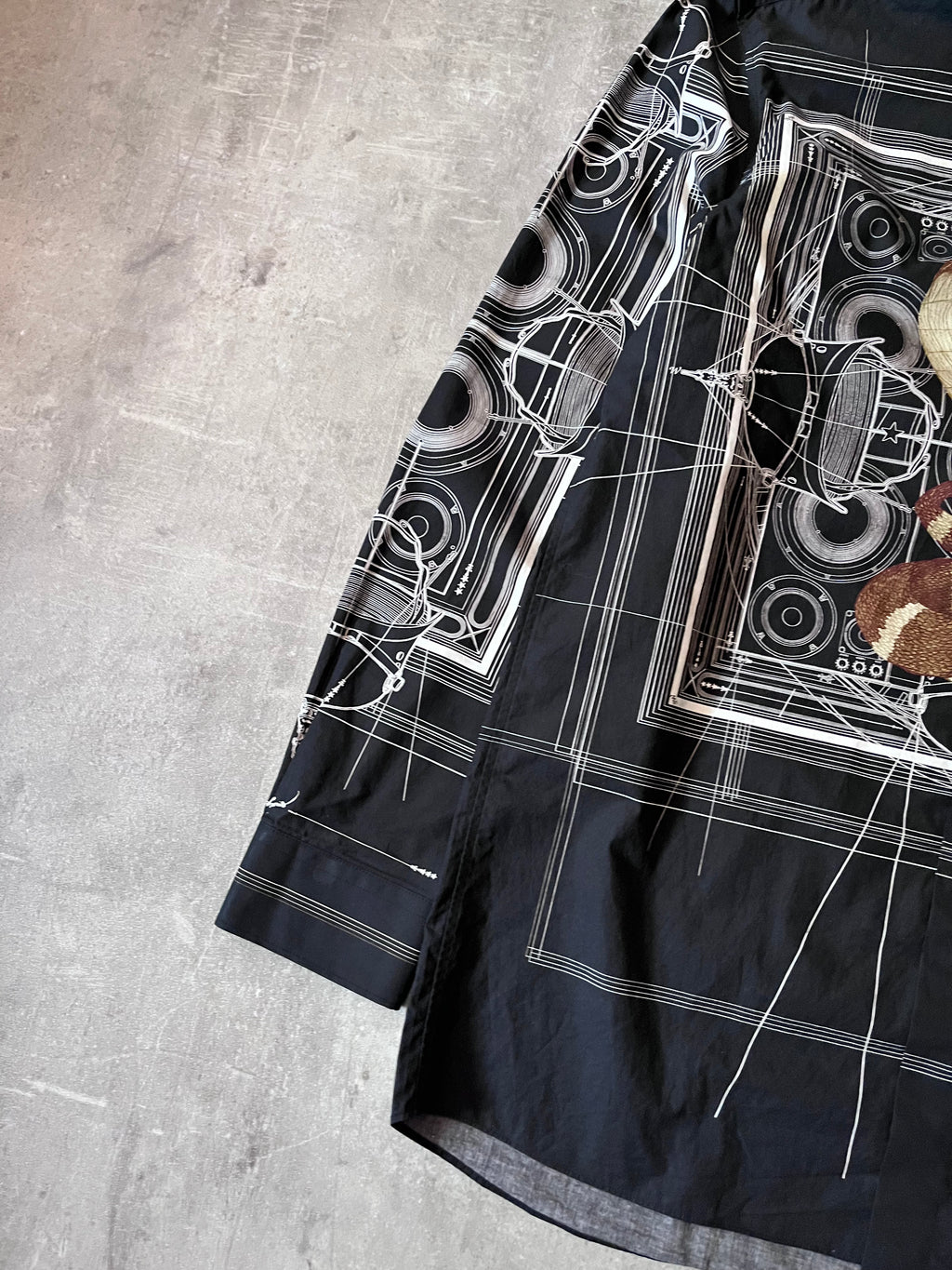 F/W 2016 Givenchy by Riccardo Tisci Cobra All Over Print Shirt Black Men -L