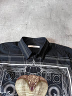 F/W 2016 Givenchy by Riccardo Tisci Cobra All Over Print Shirt Black Men -L