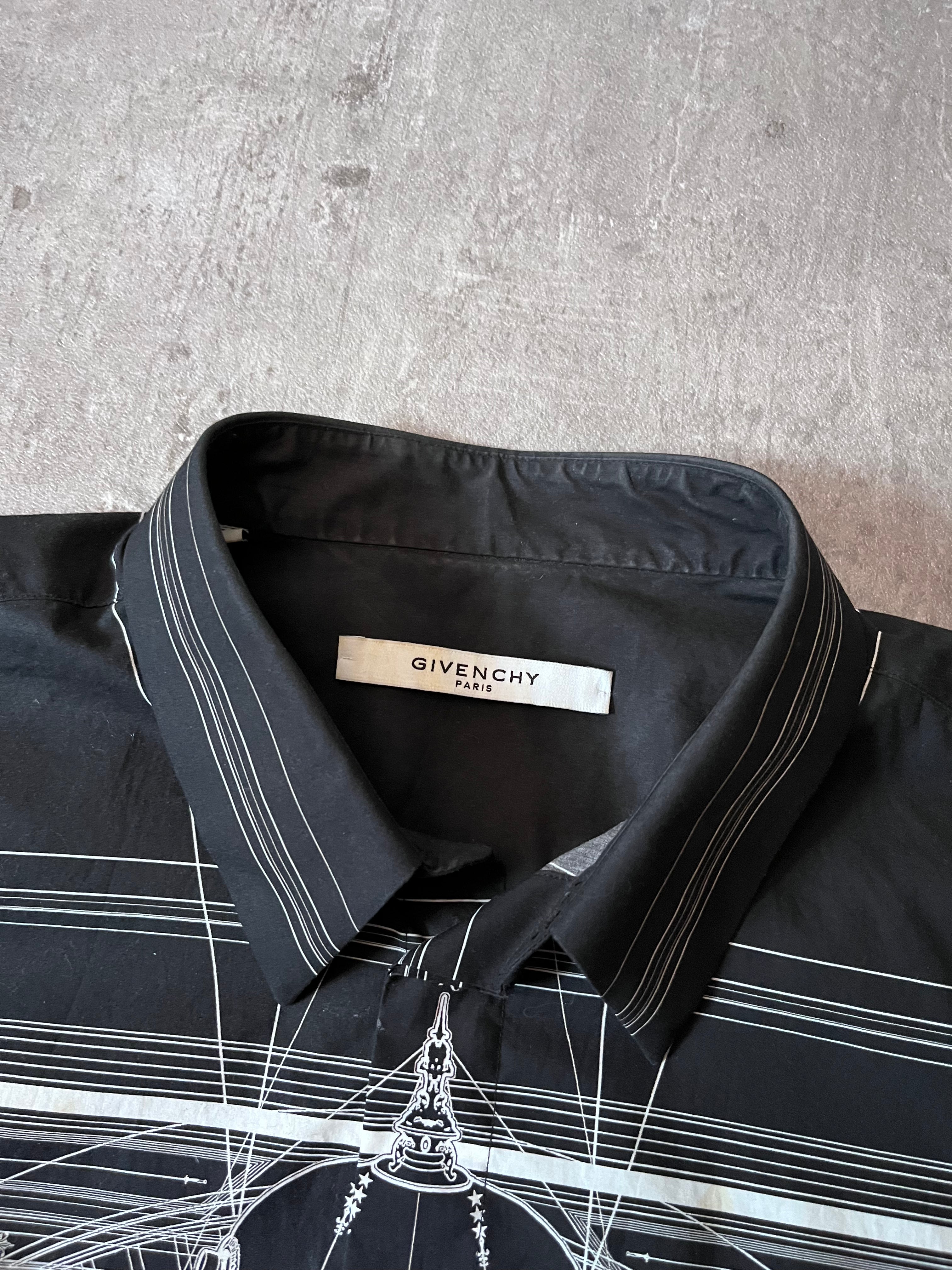F/W 2016 Givenchy by Riccardo Tisci Cobra All Over Print Shirt Black Men -L