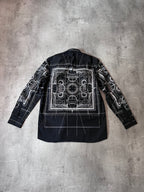 F/W 2016 Givenchy by Riccardo Tisci Cobra All Over Print Shirt Black Men -L