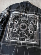 F/W 2016 Givenchy by Riccardo Tisci Cobra All Over Print Shirt Black Men -L