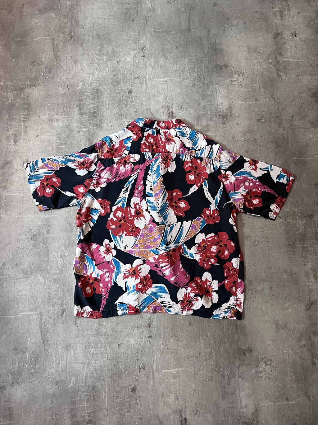 S/S 2019 Saint Laurent Paris Hawaiian Floral Short Sleeve Shirt Multicolor Men - XL