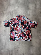 S/S 2019 Saint Laurent Paris Hawaiian Floral Short Sleeve Shirt Multicolor Men - XL