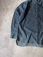 F/W 1998 Stone Island Denim Shirt Navy Men - L