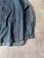 F/W 1998 Stone Island Denim Shirt Navy Men - L