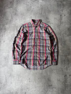 Our Legacy Checkered Flannel Shirt Grey Red - S