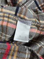 Our Legacy Checkered Flannel Shirt Grey Red - S