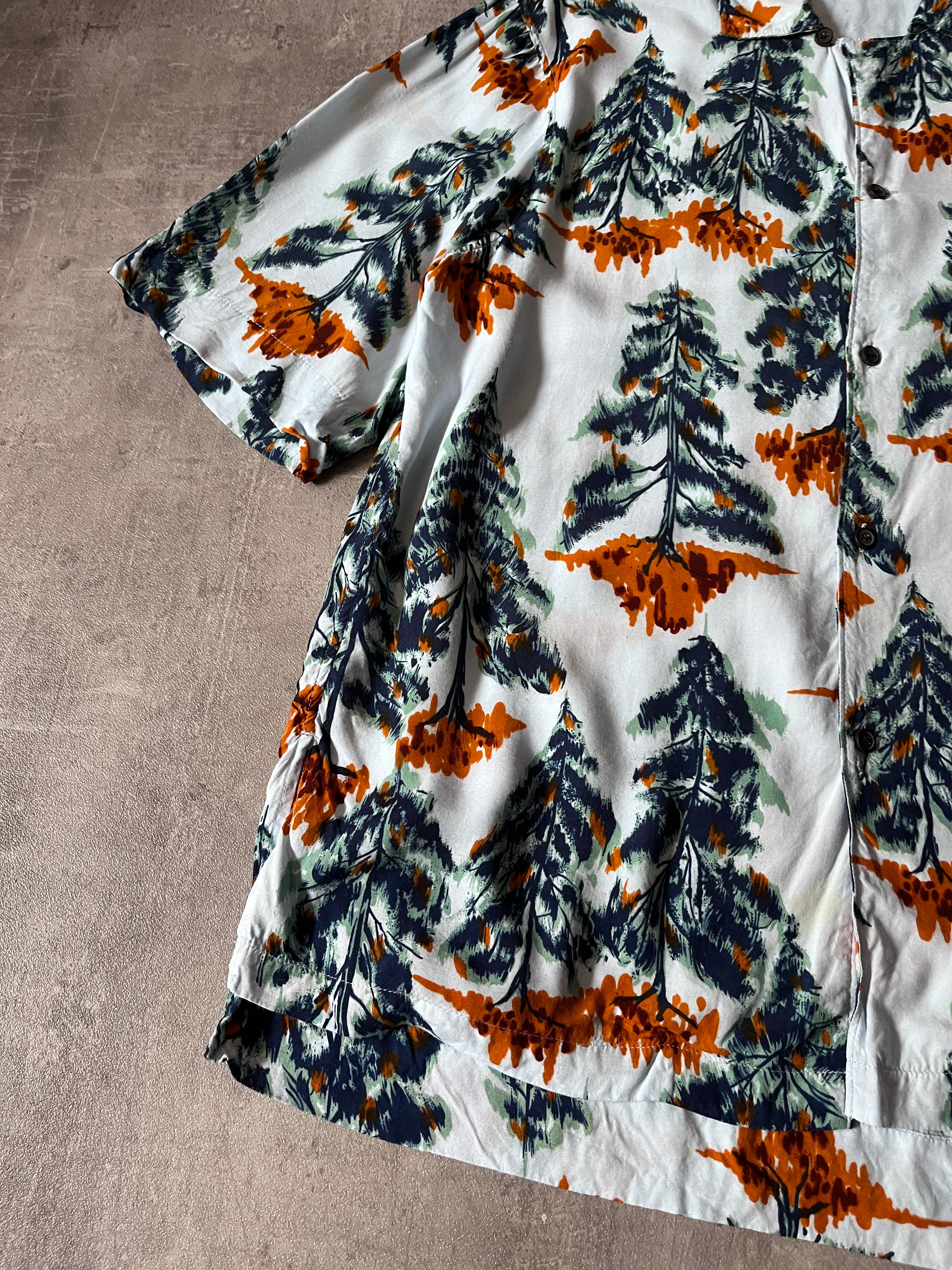 Acne Studios Simon Pine Vacation Short Sleeve Shirt Multicolor - M