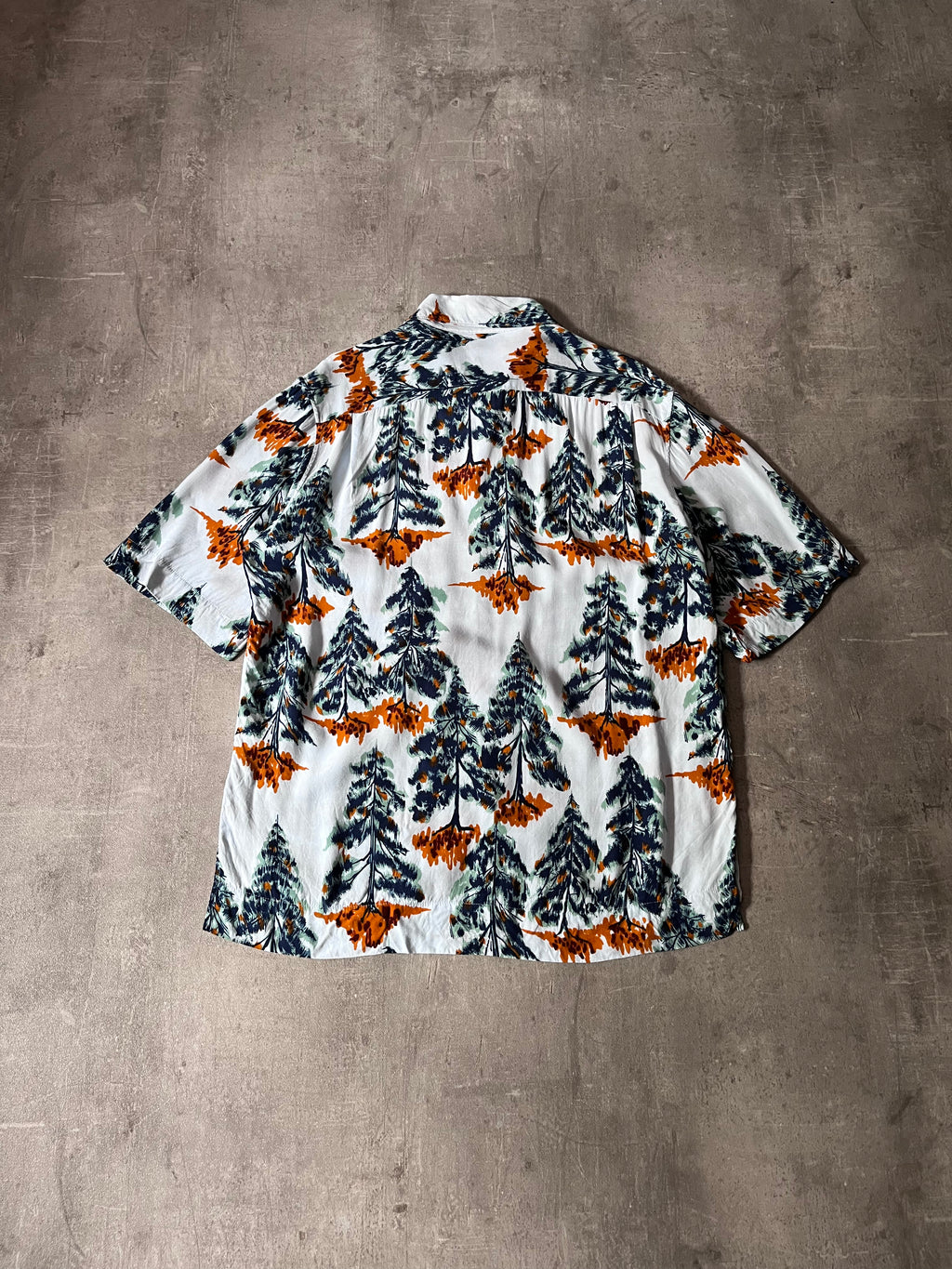 Acne Studios Simon Pine Vacation Short Sleeve Shirt Multicolor - M