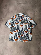 Acne Studios Simon Pine Vacation Short Sleeve Shirt Multicolor - M