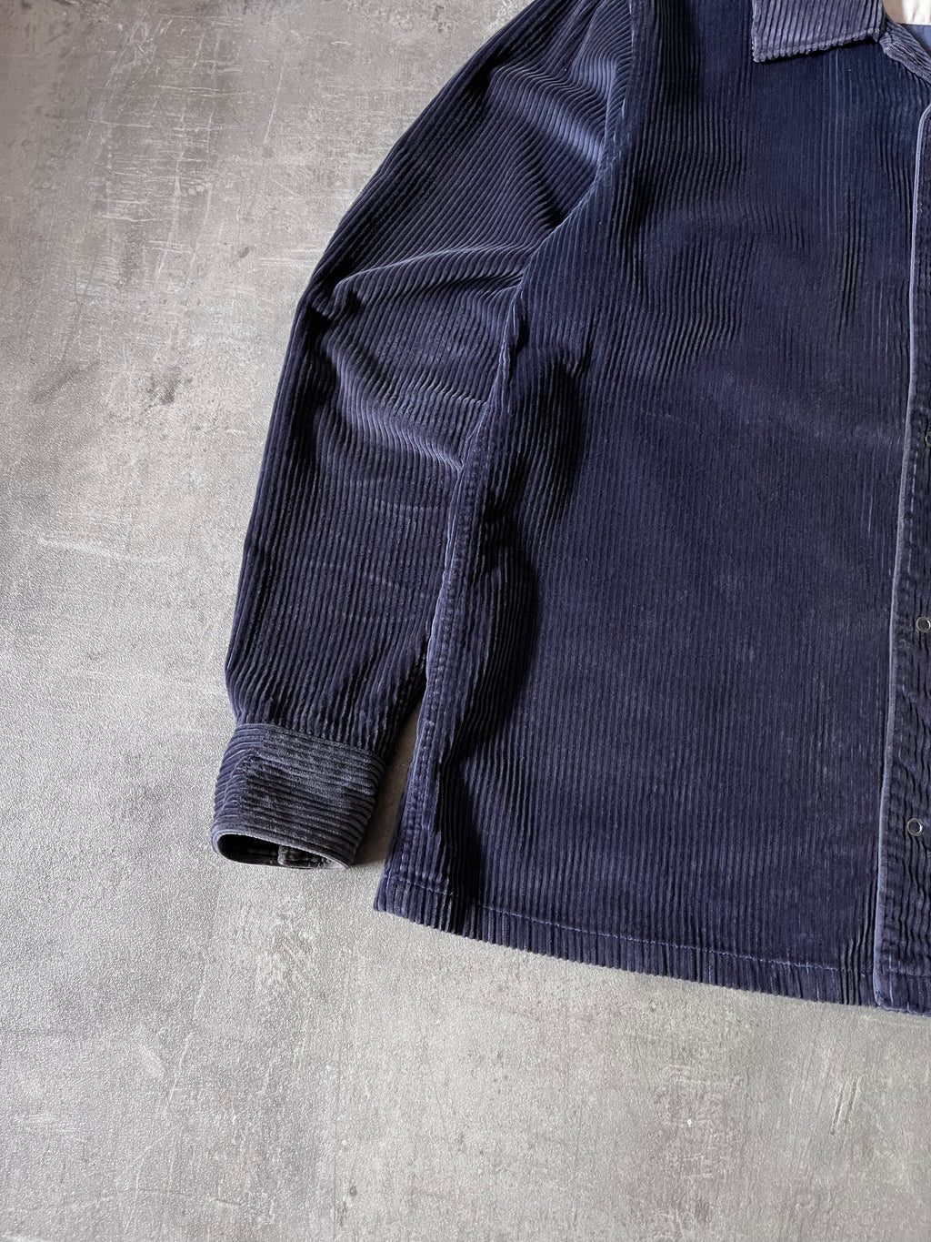 Acne Studios Corduroy Light Jacket Shirt Navy Men - M