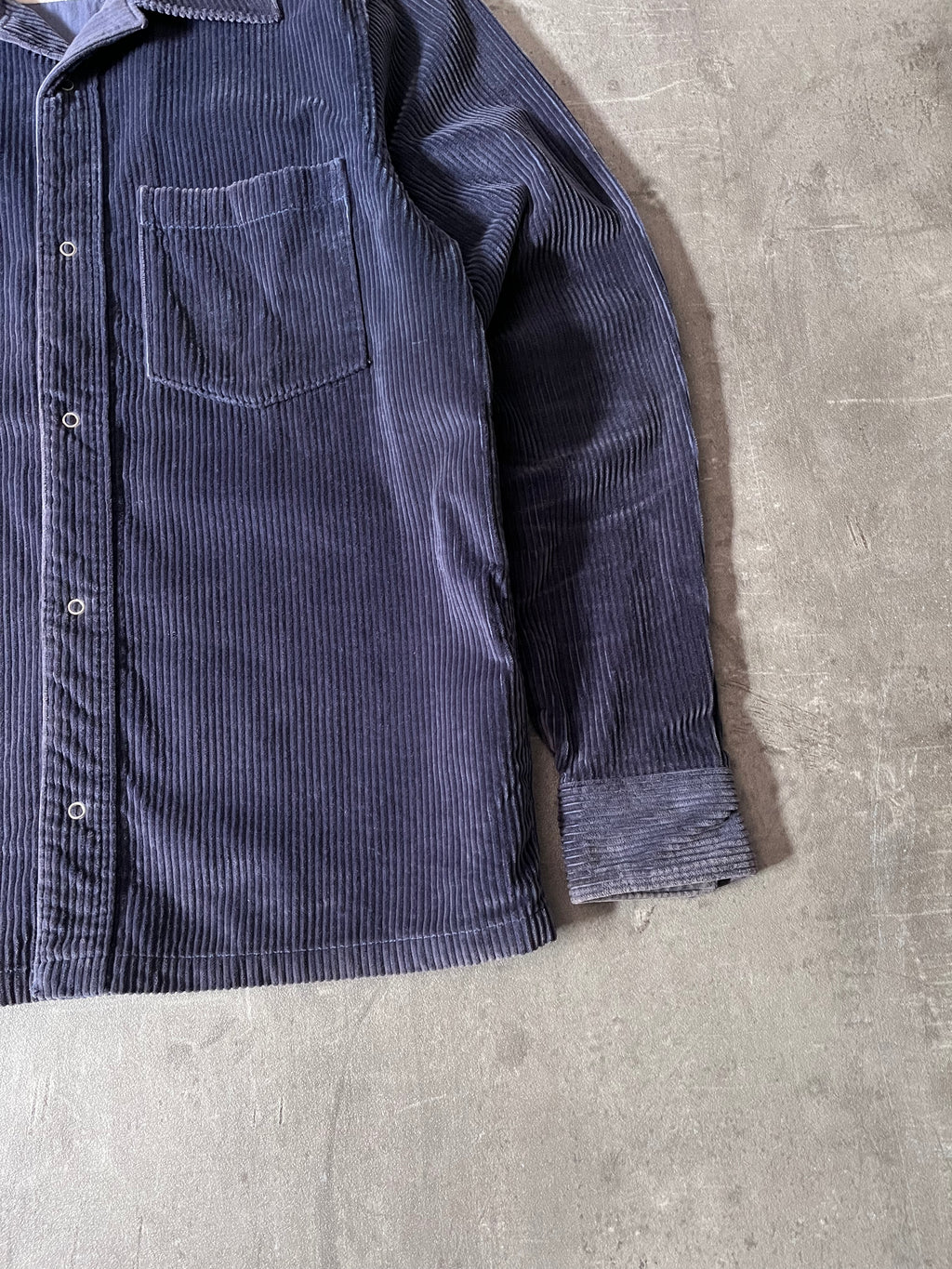 Acne Studios Corduroy Light Jacket Shirt Navy Men - M