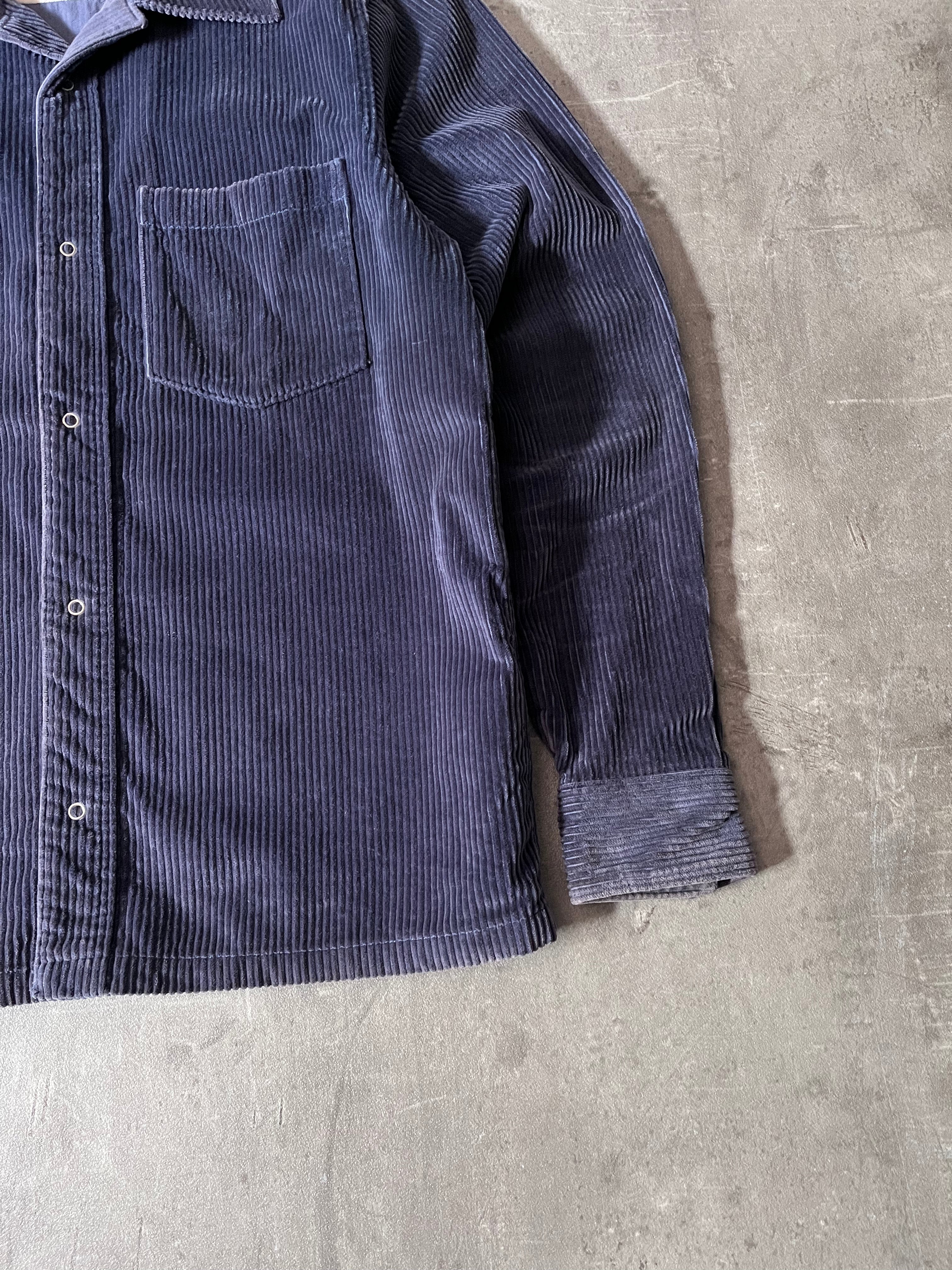 Acne Studios Corduroy Light Jacket Shirt Navy Men - M