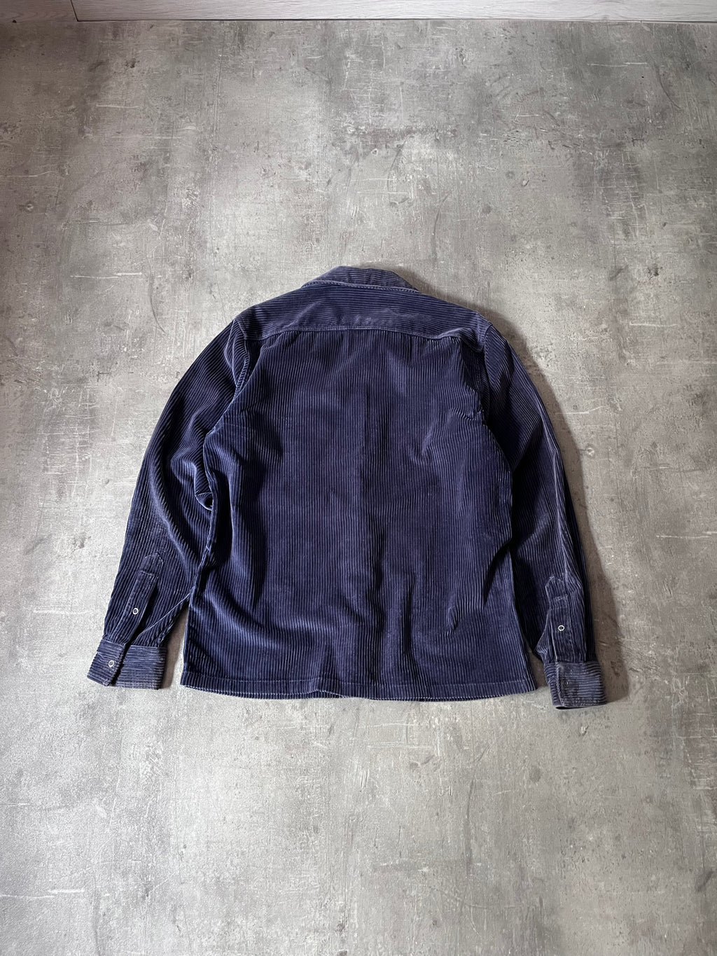 Acne Studios Corduroy Light Jacket Shirt Navy Men - M