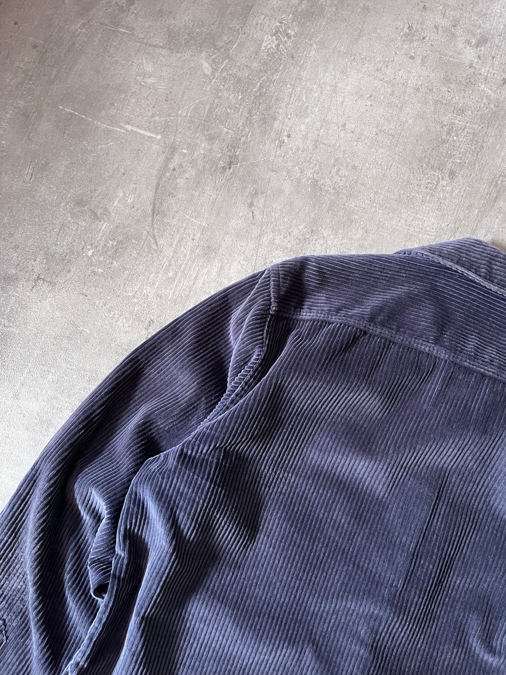 Acne Studios Corduroy Light Jacket Shirt Navy Men - M