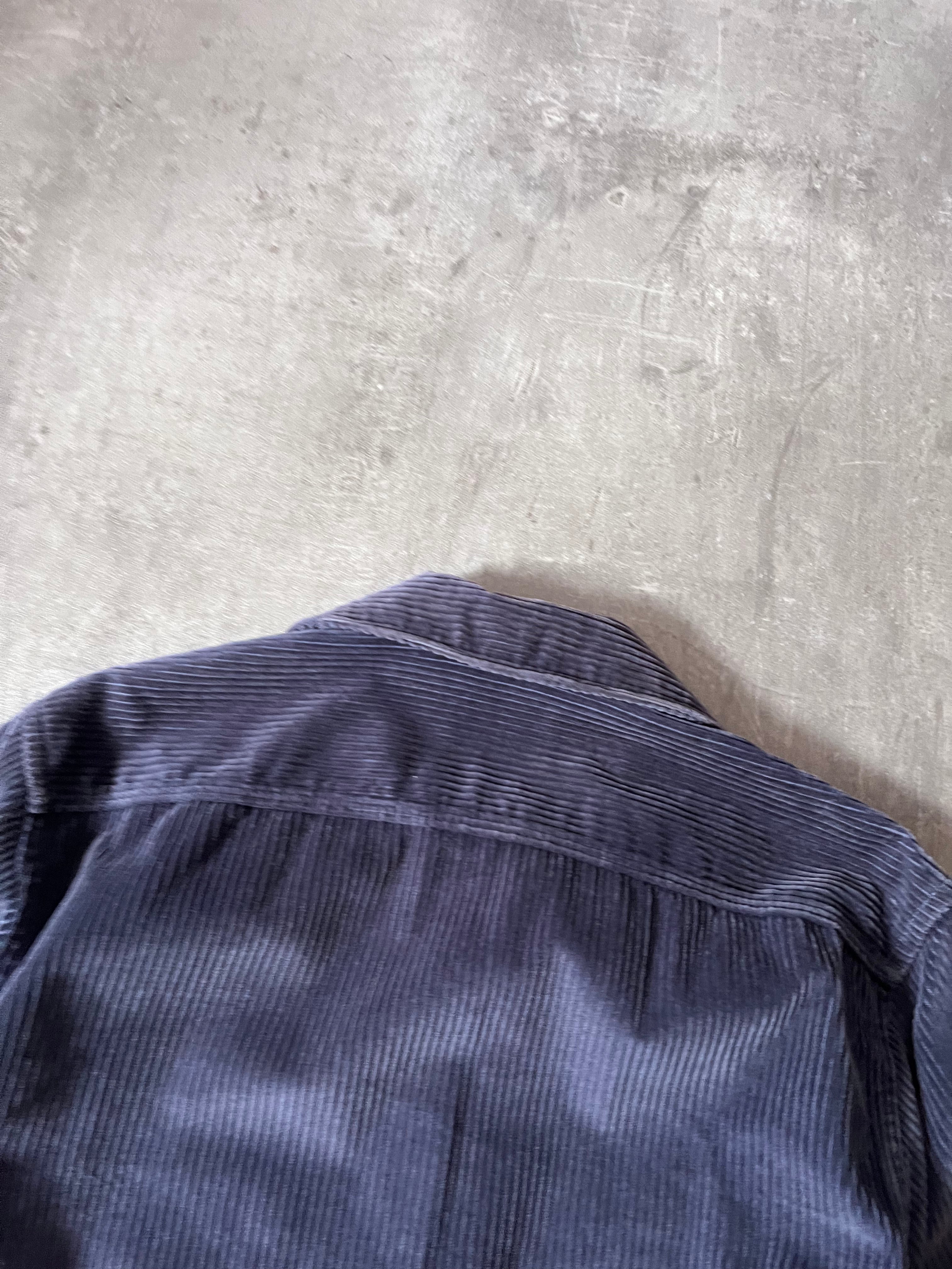 Acne Studios Corduroy Light Jacket Shirt Navy Men - M