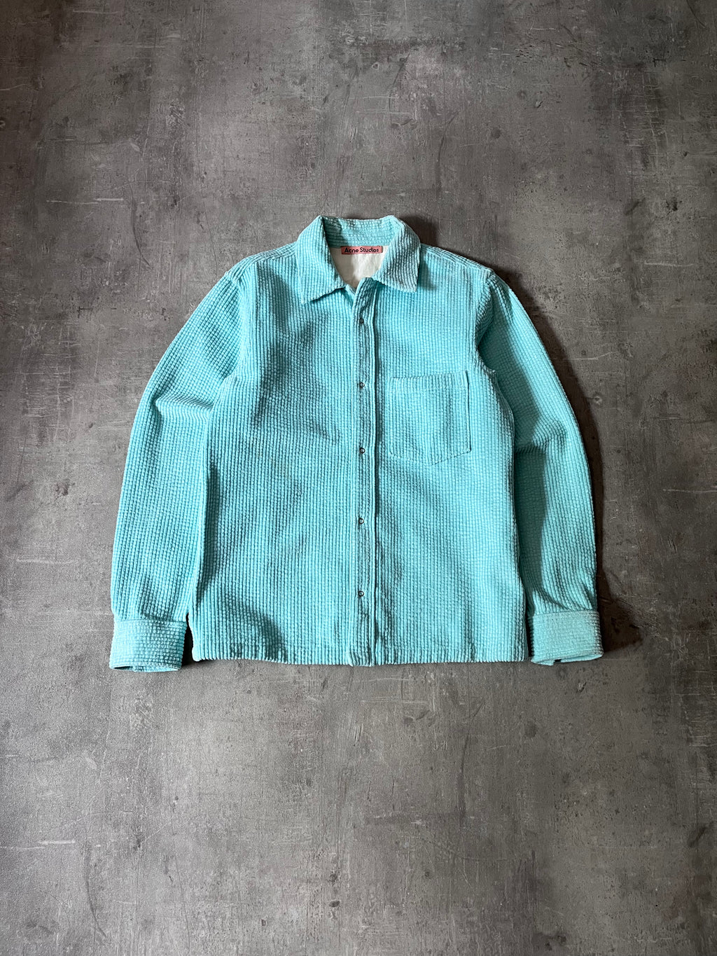 Acne Studios Corduroy Light Jacket Shirt Mint Men - S