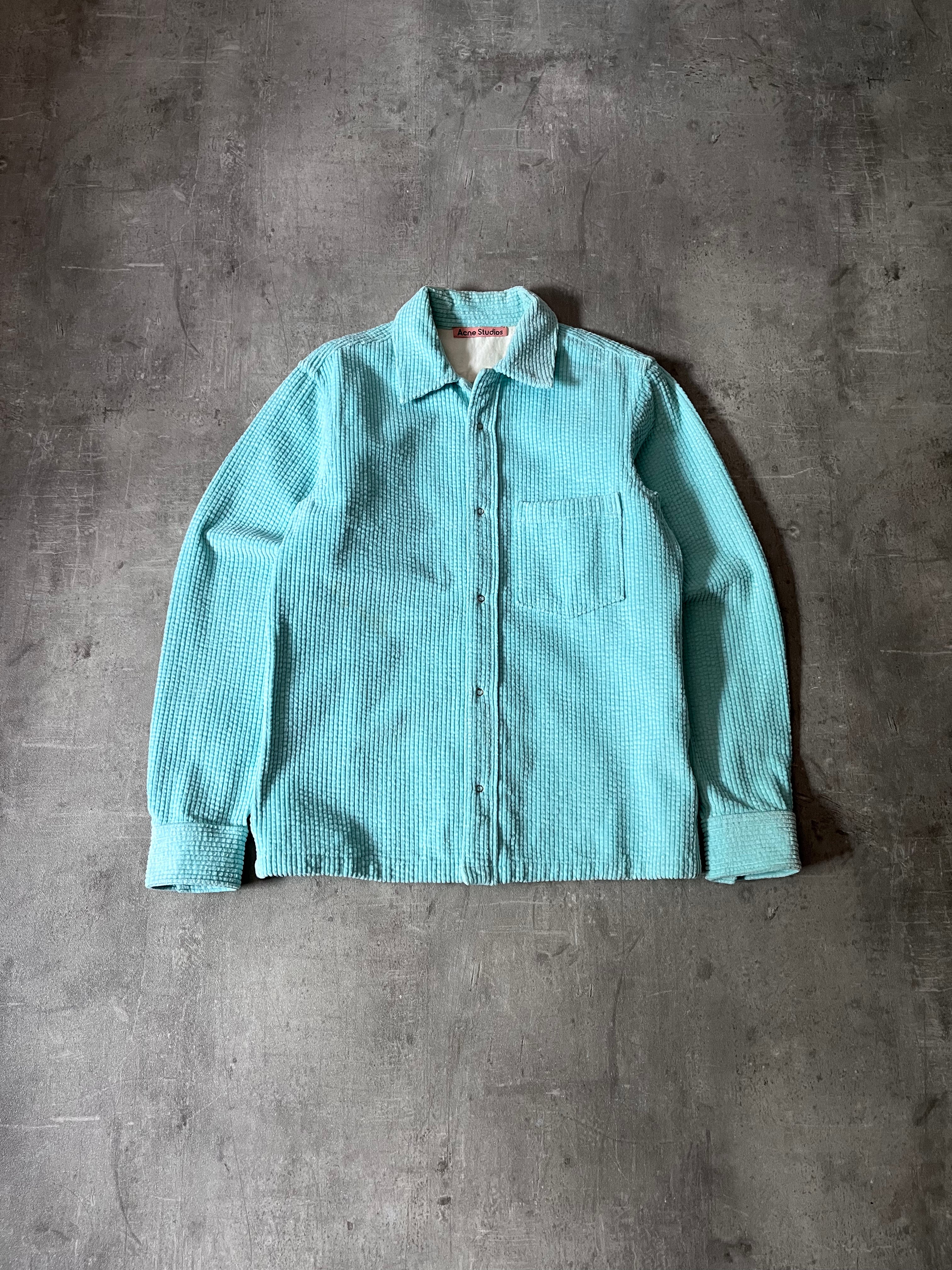Acne Studios Corduroy Light Jacket Shirt Mint Men - S