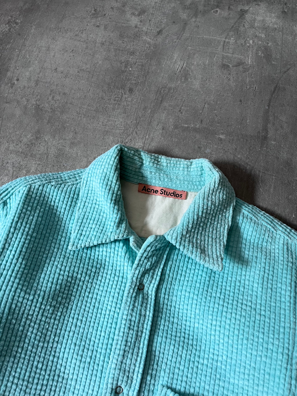 Acne Studios Corduroy Light Jacket Shirt Mint Men - S
