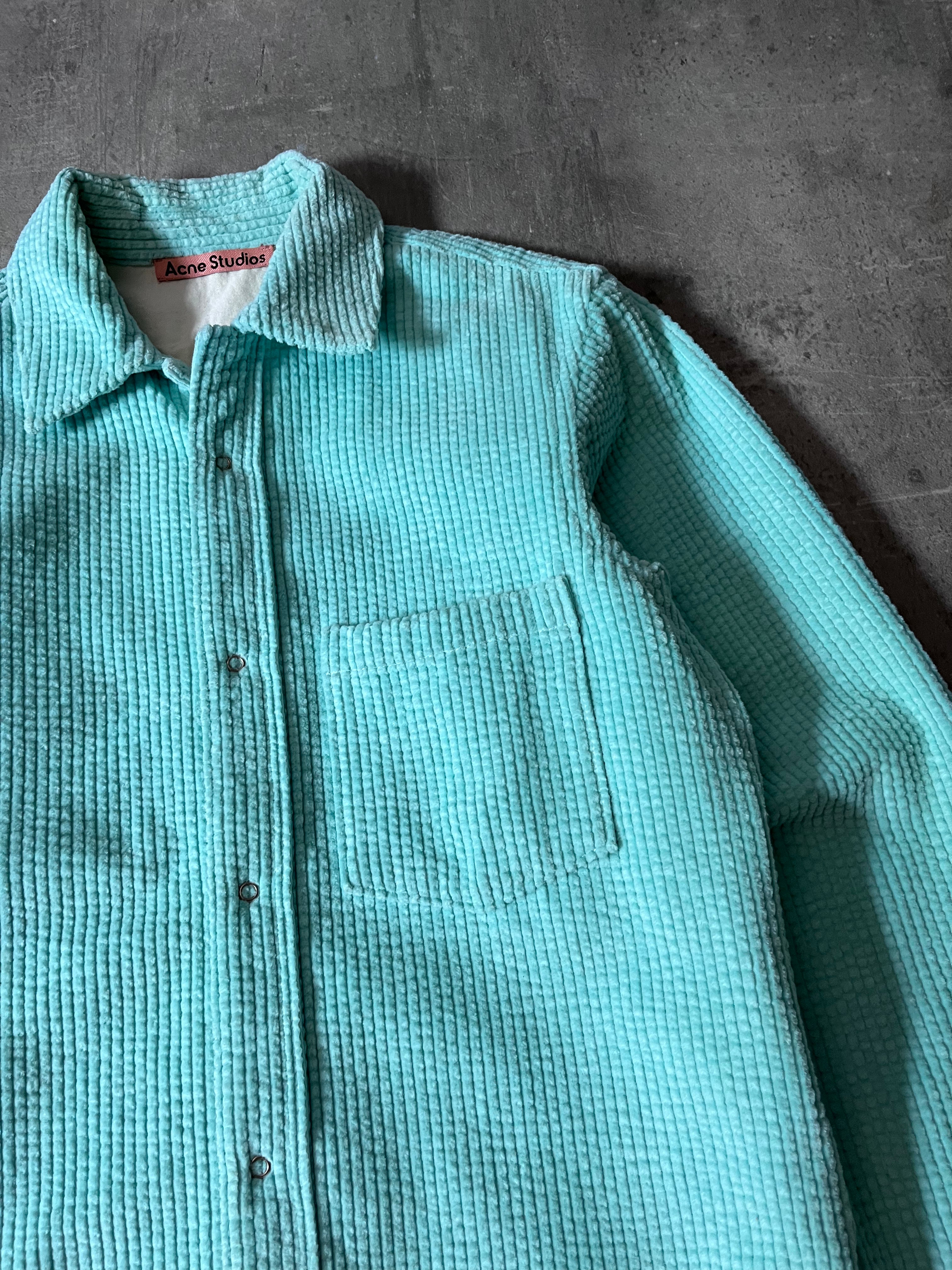 Acne Studios Corduroy Light Jacket Shirt Mint Men - S