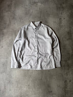 A/W 2007/08 Raf Simons Basketweave Darted Shirt Grey Men - L
