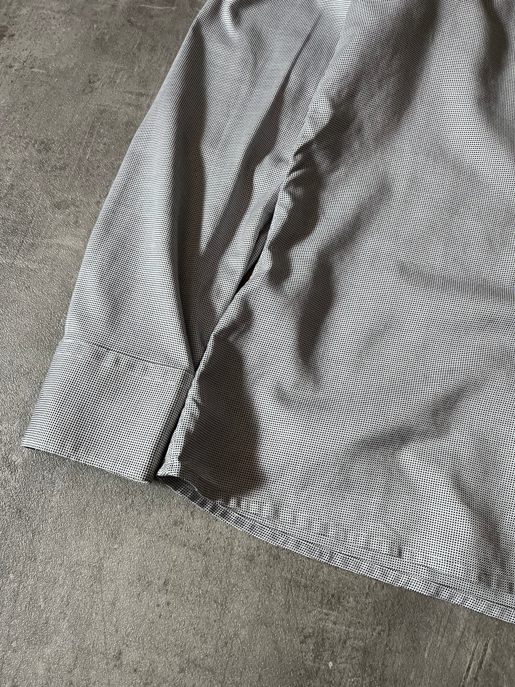 A/W 2007/08 Raf Simons Basketweave Darted Shirt Grey Men - L