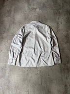 A/W 2007/08 Raf Simons Basketweave Darted Shirt Grey Men - L