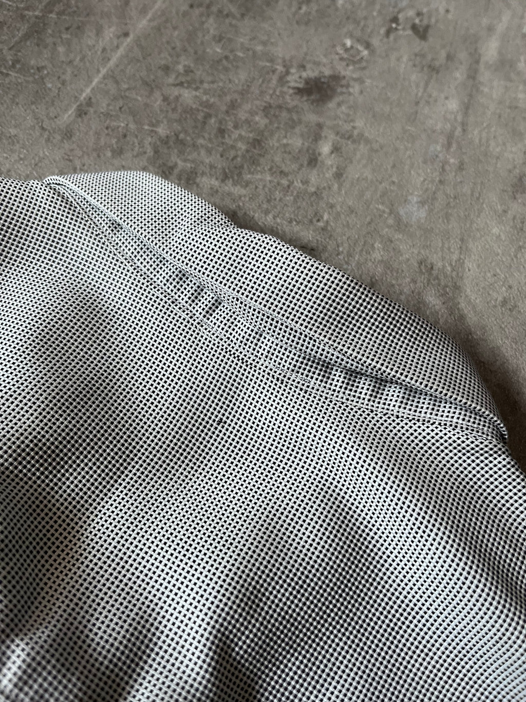 A/W 2007/08 Raf Simons Basketweave Darted Shirt Grey Men - L